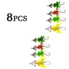 4PCS Rubber Top Water Frog Fishing Lure