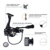 Super Light Weight Graphite Body Max Drag 12KG Carp Fishing Reel